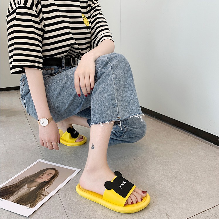 Dép tai chuột đế bánh mỳ ulzzang hot trend TI DO