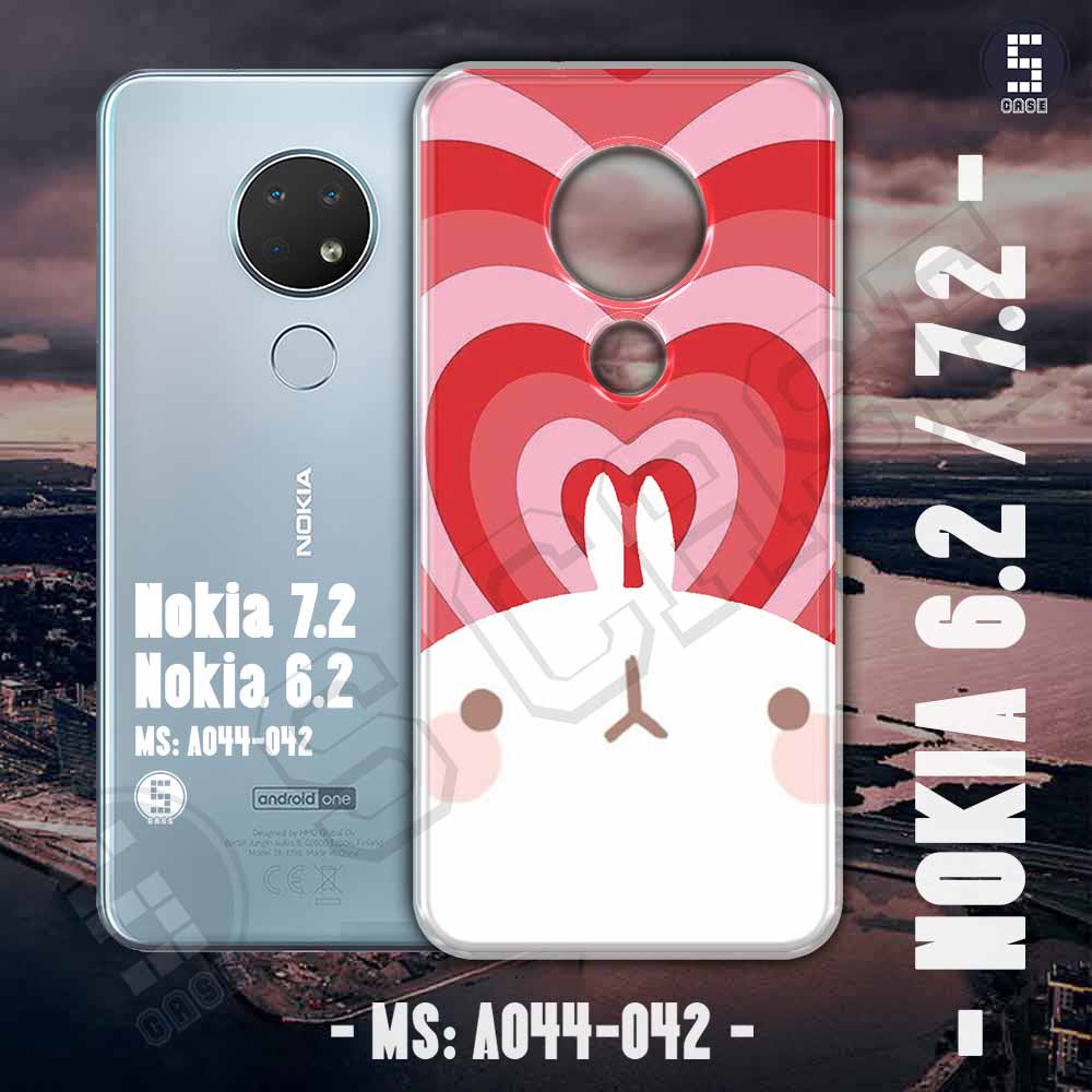 Ốp lưng cho Nokia 6.2 hình Cute cat with heart  A044-042