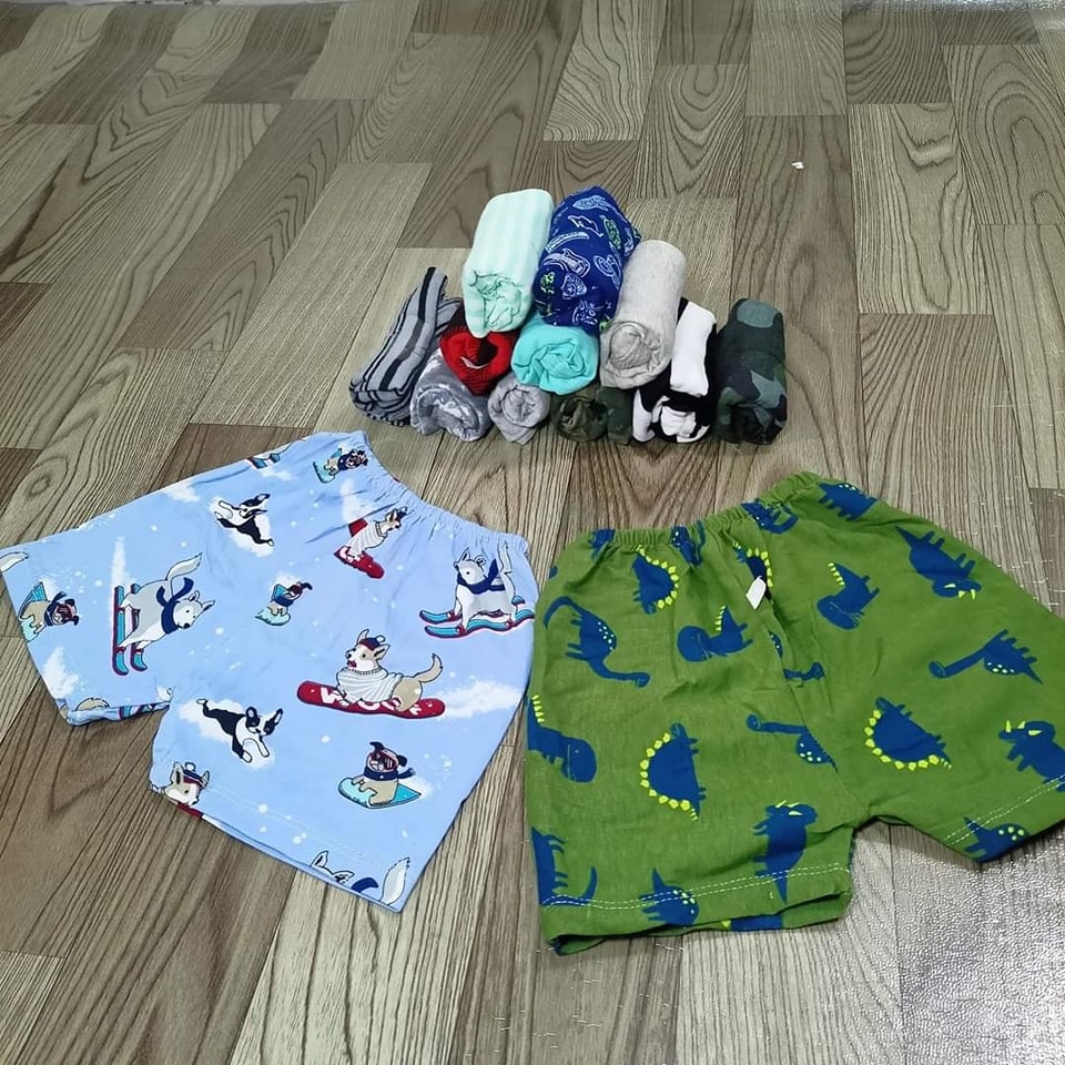 Quần thun cotton bé trai (15-30kg)