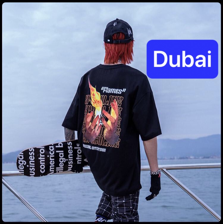 ÁO THUN NAM NỮ BÀN TAY LỬA THẦN FORM RỘNG TAY LỠ HOT TREND MẠNH MẼ SÀNH ĐIỆU VẢI DÀY MIN - DUBAI FASHION