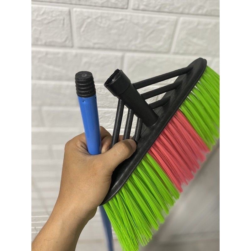 Chổi Cước Quét Nước Cán Sắt Màu