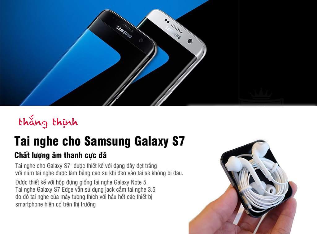 Tai nghe Samsung S7/S8 2 kèm 2 núm cao su