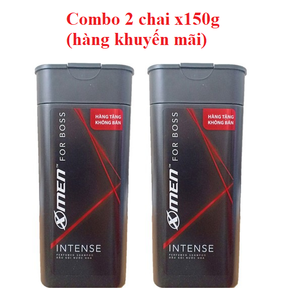 (Combo 2x150g hàng khuyến mãi) Dầu Gội Nước Hoa XMen For Boss Intense/ Legend