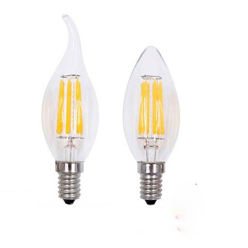 Bóng đèn LED Edison C35 ánh sáng vàng hình quả nhót trang trí