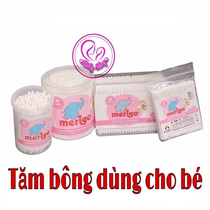 [ HOÀN TIỀN 10% ]Tăm bông bạch tuyết cao cấp cho bé