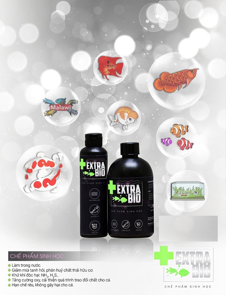Vi sinh extrabio 250ml - vi sinh hồ cá - xử lý nước bể cá - hồ cá thủy sinh - phụ kiện thủy sinh - shopleo