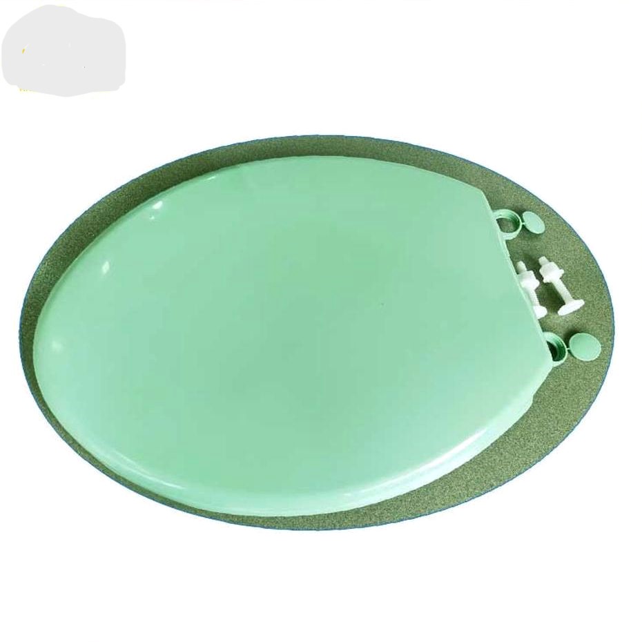 nắp bồn cầu màu xanh ngọc