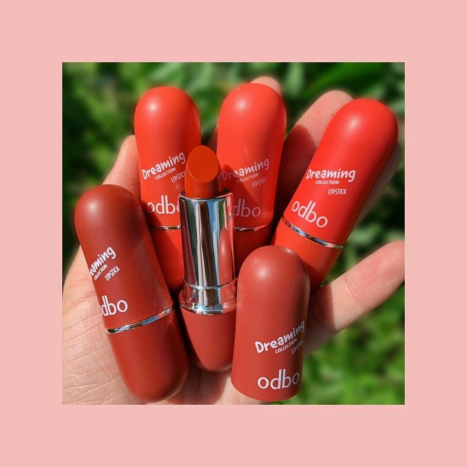 [Odbo] Set son thỏi 5 cây Odbo Dreaming Lipstick Thái Lan