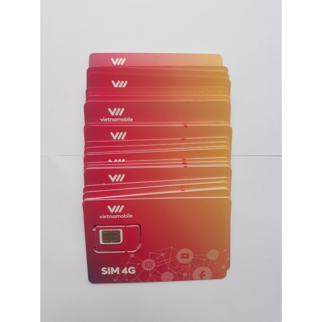 [Hcm]Vietnamobile Sim Card Number 0Vnd Valid for 30 Days