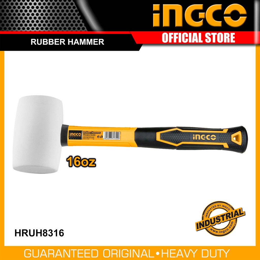 Búa Cao Su Trắng Ingco HRUH8316