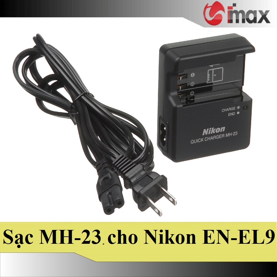 Sạc máy ảnh Nikon MH-23 cho pin EN-EL9a - Hàng nhập khẩu