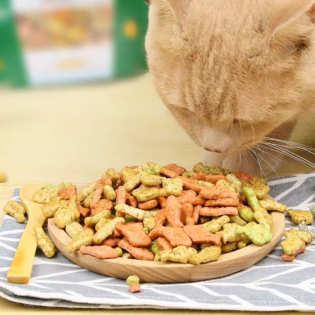 [Túi 500g] Bánh Thưởng Cá Catnip Cho Mèo - [Nông Trại Thú Cưng]