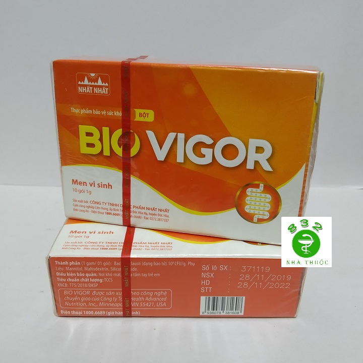 Men vi sinh BIO VIGOR hộp 10 gói
