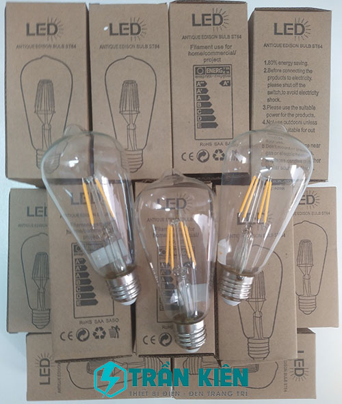 BÓNG ĐÈN LED EDISON 4W ST64 - ĐÈN TRANG TRÍ