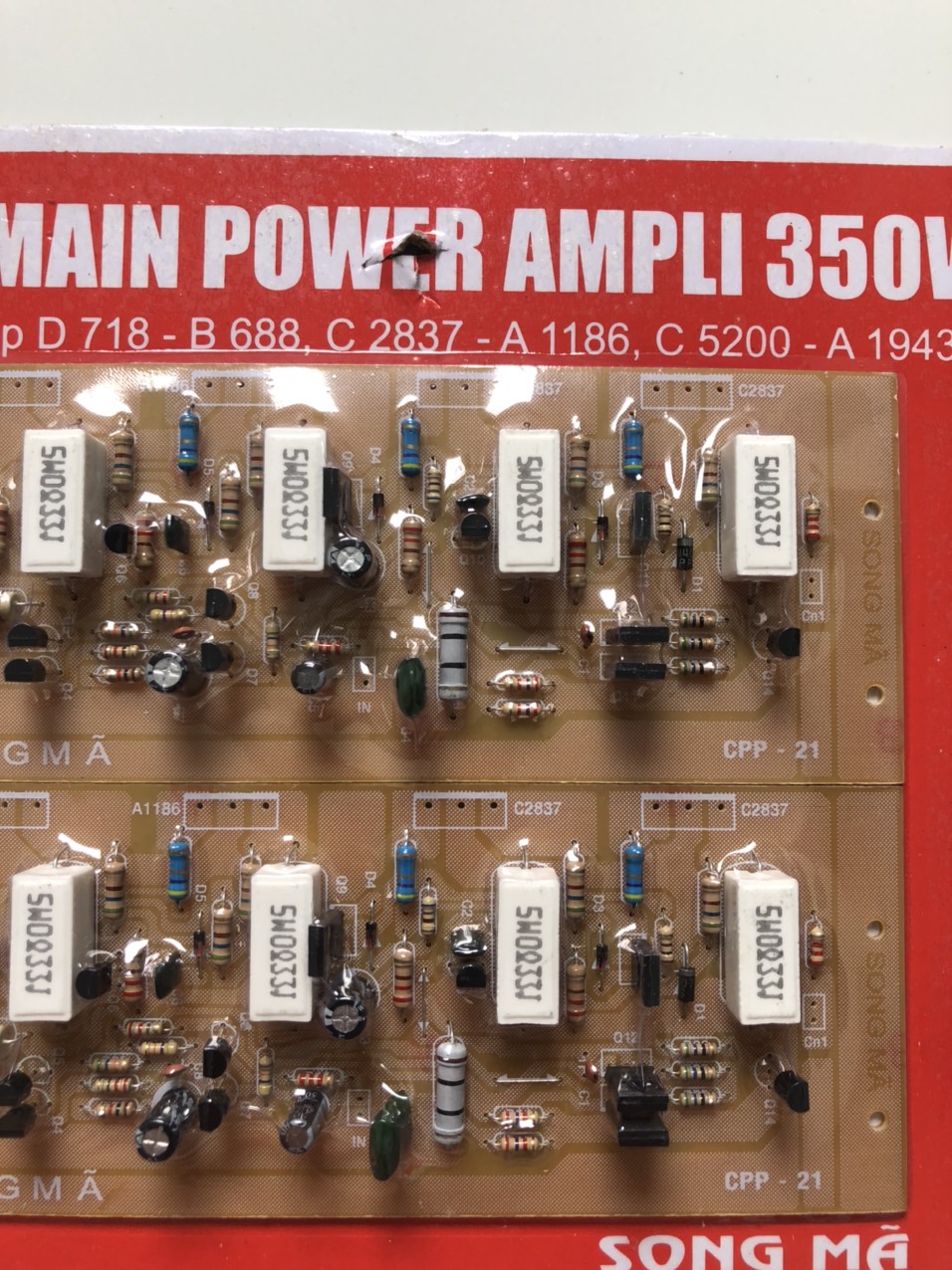 MẠCH AMPLY CÔNG SUẤT 8 SÒ 350W
