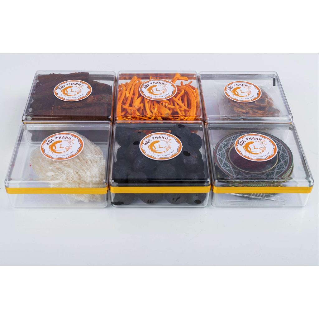[Trung thu] Set quà Ngũ Mộc Thanh 2 (bánh trung thu, đtht, nhân sâm, yến, saffron)