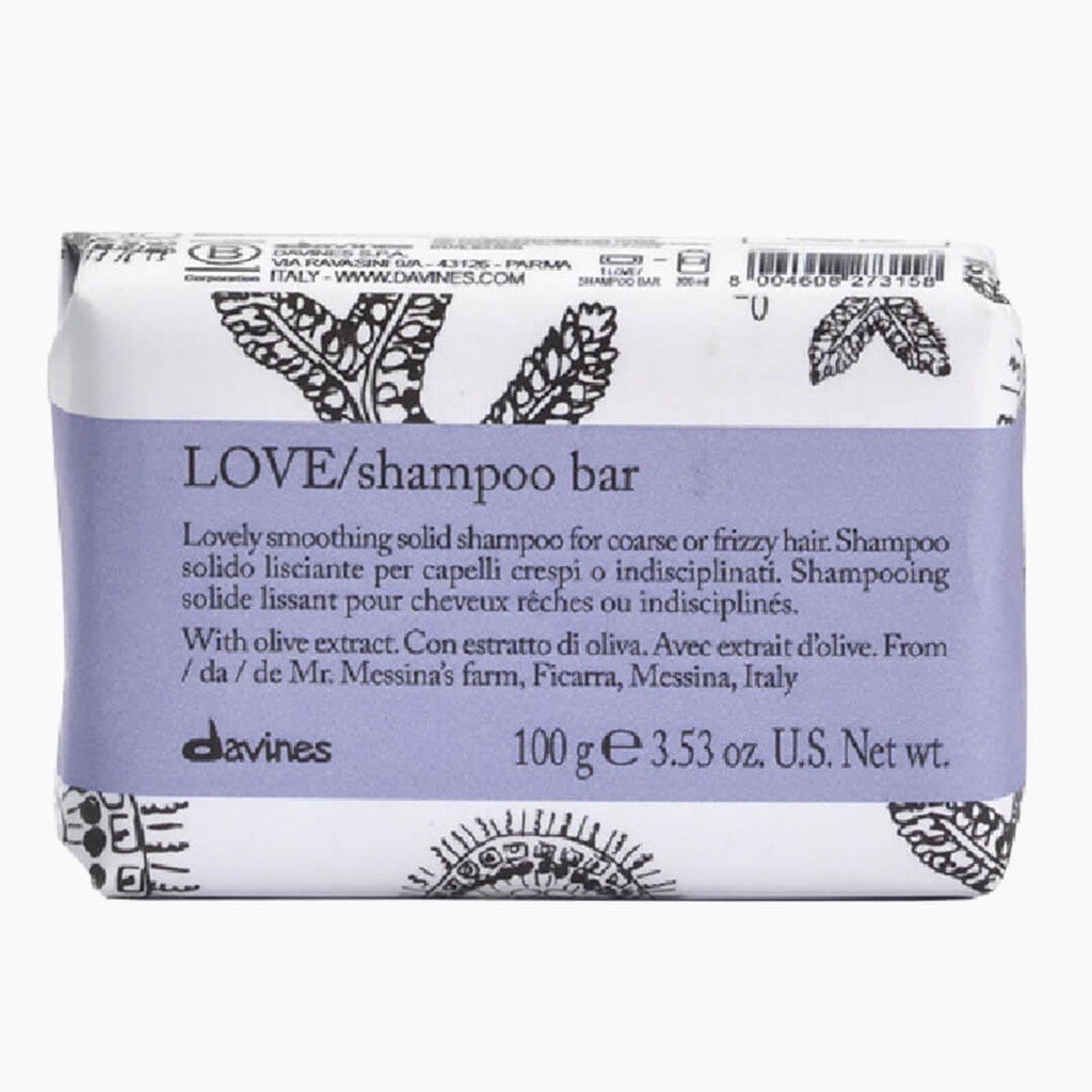 Bánh dầu gội dành cho cho tóc mỏng và yếu Davines VOLU Shampoo Bar 100gr