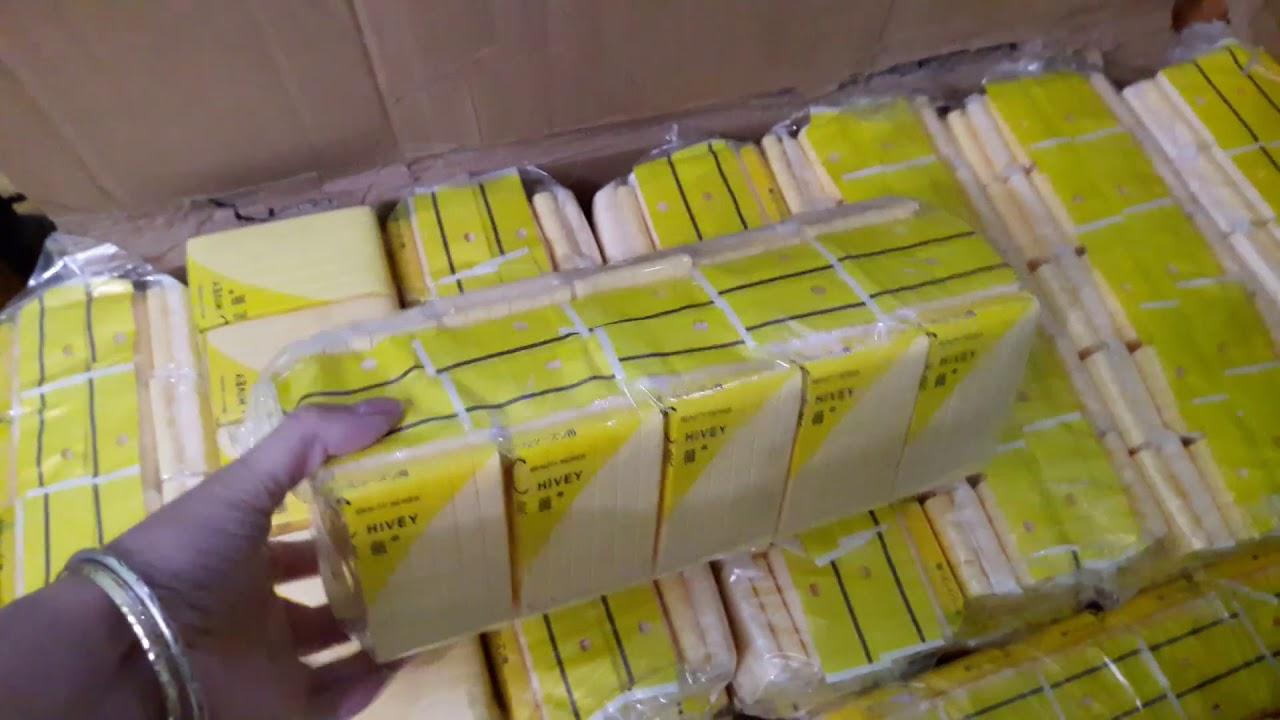 combo 10 Gói bông mút rửa mặt chivey (120 thanh)