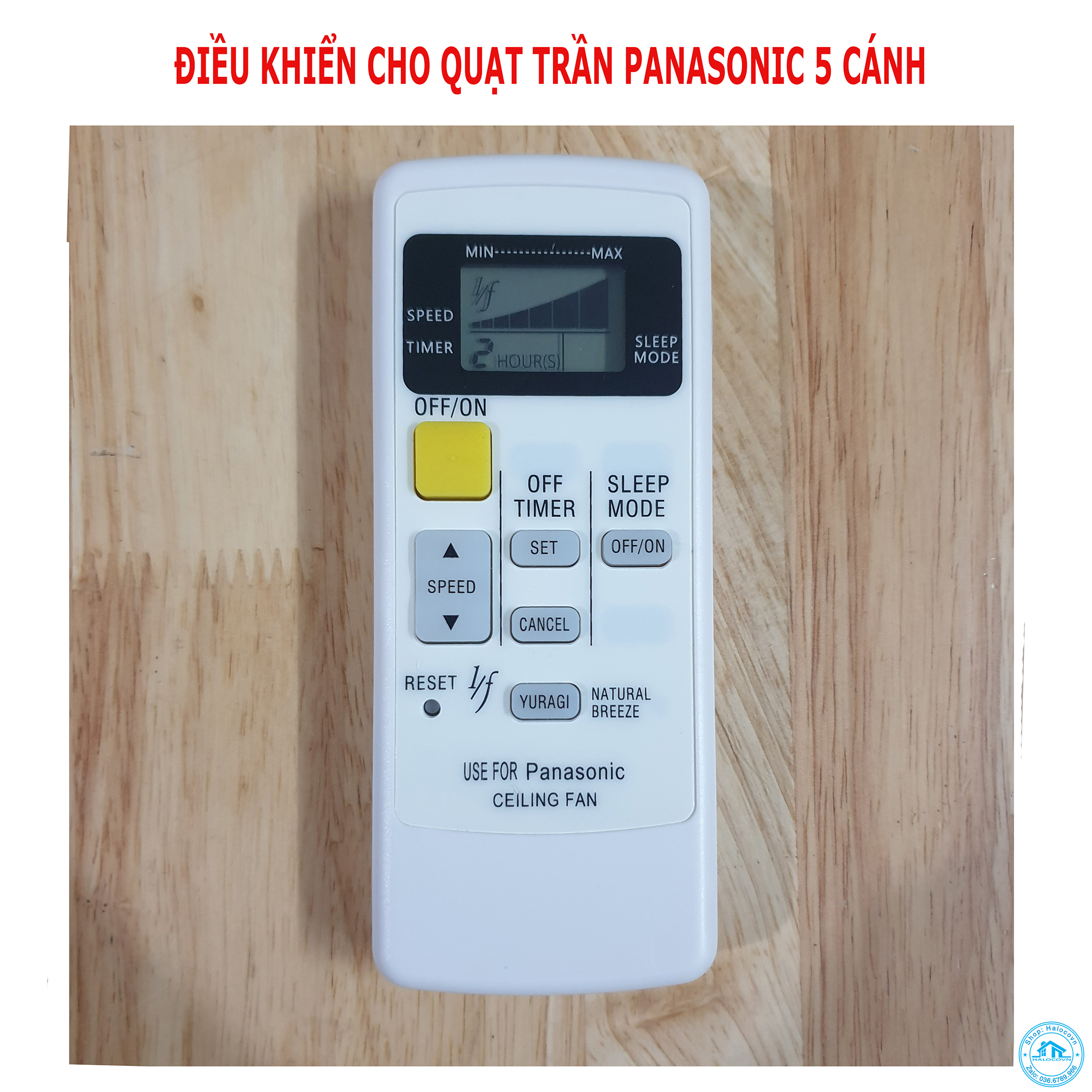 Mạch quạt trần Panasonic' 5 cánh kèm khiển