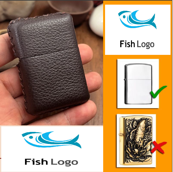Bao da zippo bao da bật lửa zippo da thật