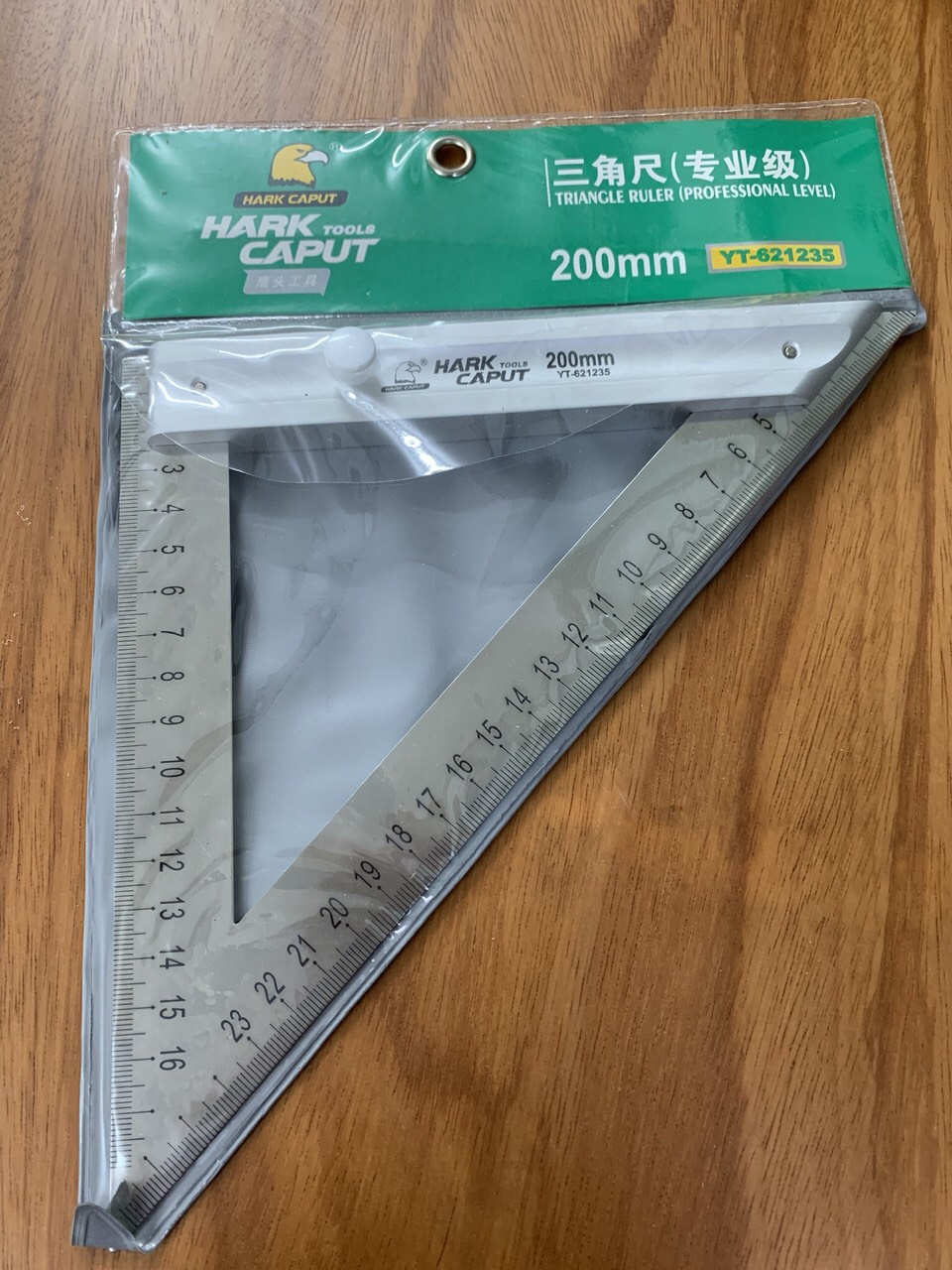 [HCM]Thước Tam Giác Hark Caput 200mm