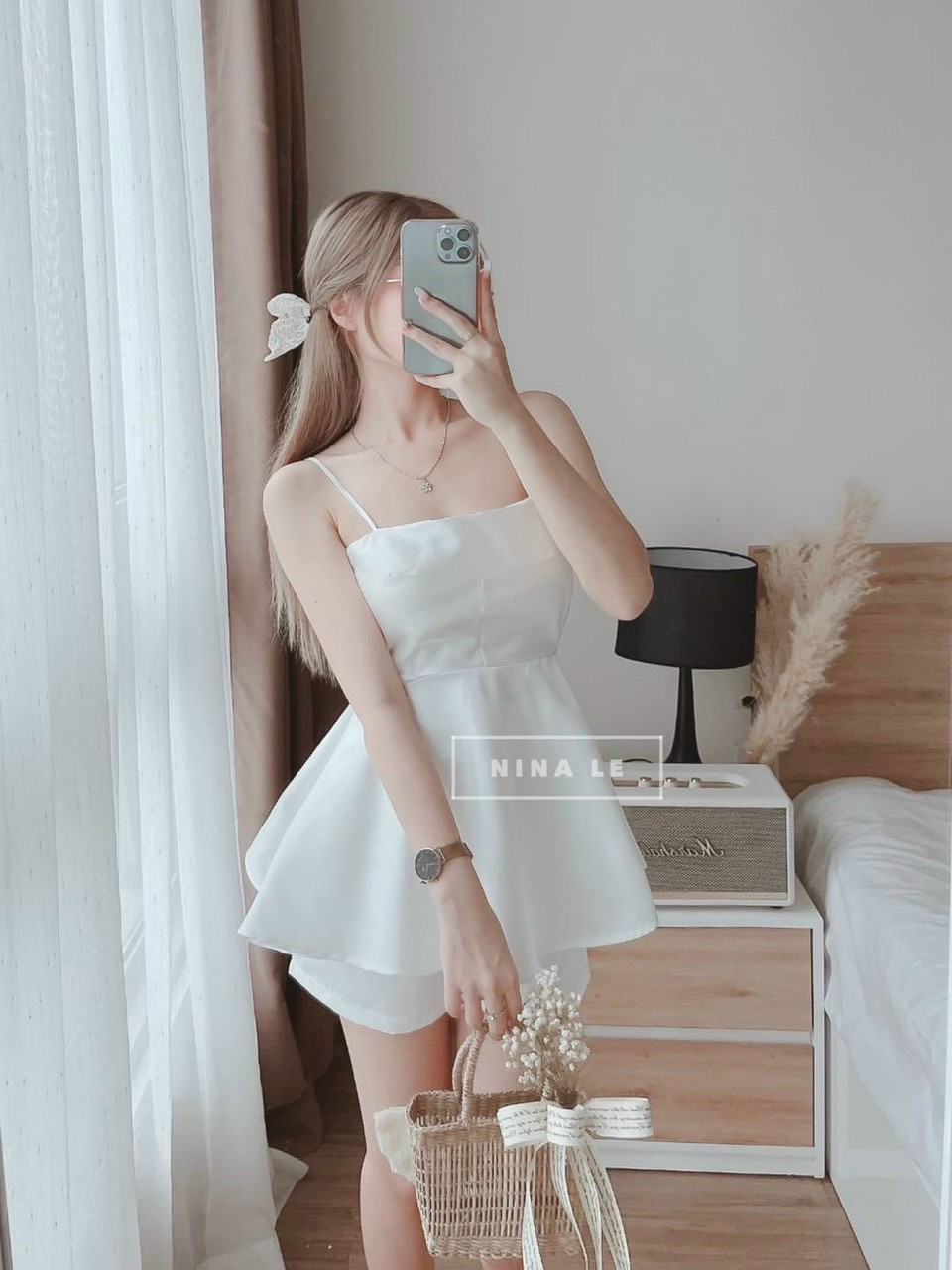 [Hot] Sét Đùi 2 Dây Vải Cotton Lạnh (có mút)