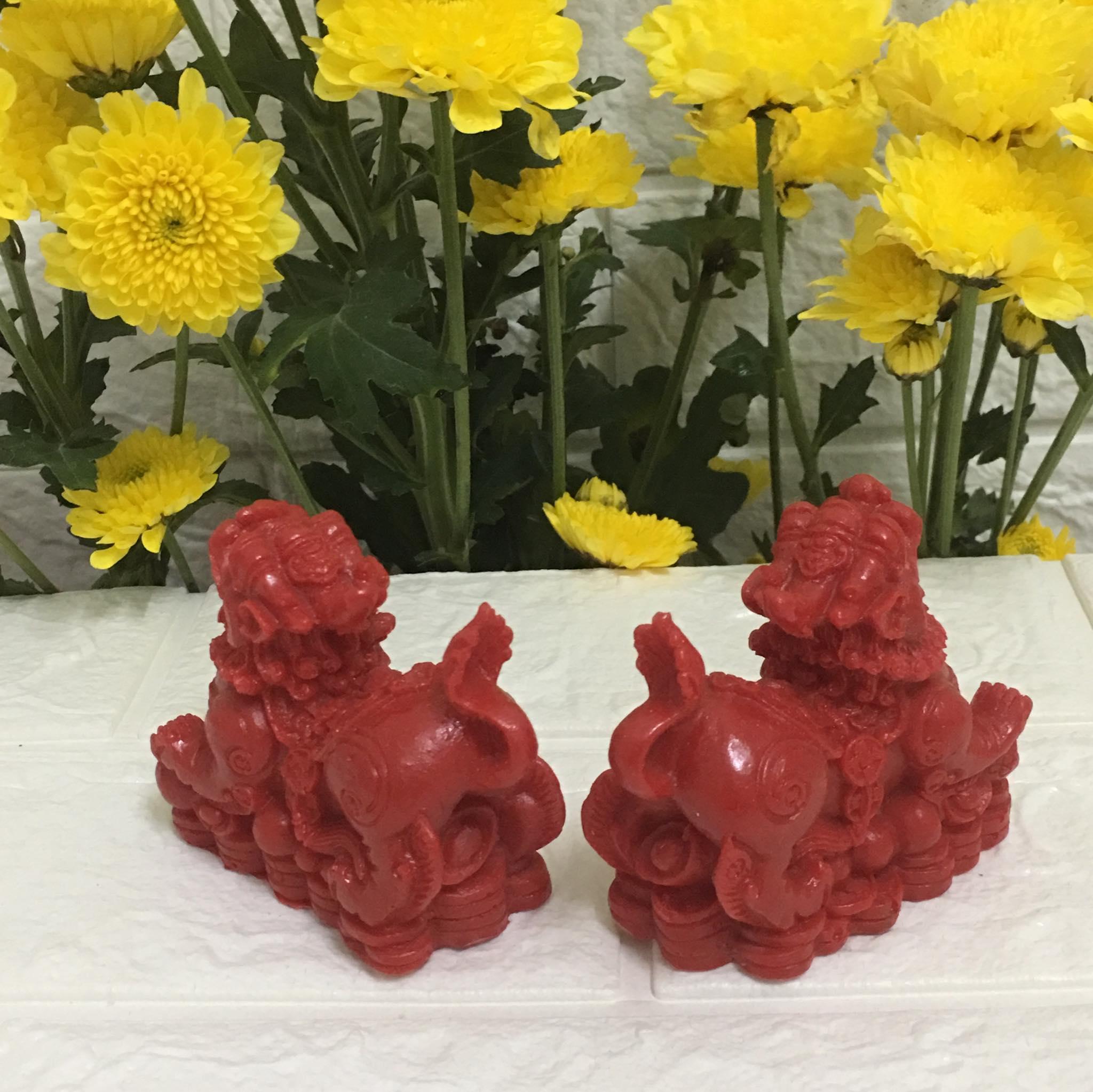 [HCM]Cặp tỳ hưu màu đỏ mang tài lộc