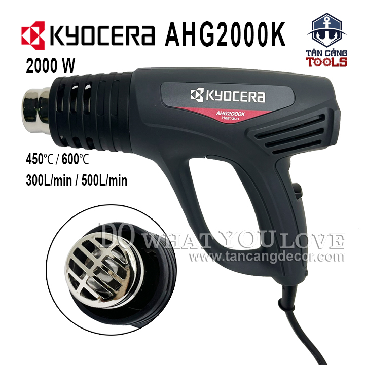 Máy thổi nhiệt 2 cấp độ kyocera ahg2000k 2000w