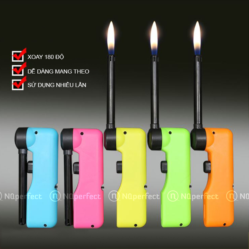 [HCM]Phụ kiện đánh lửa bếp gas/Đánh lửa/Bật lửa 19cm gấp gọn nhẹ 11cm tiện lợi - dễ dàng mang theo - sử dụng nhiều lần - xoay 180°