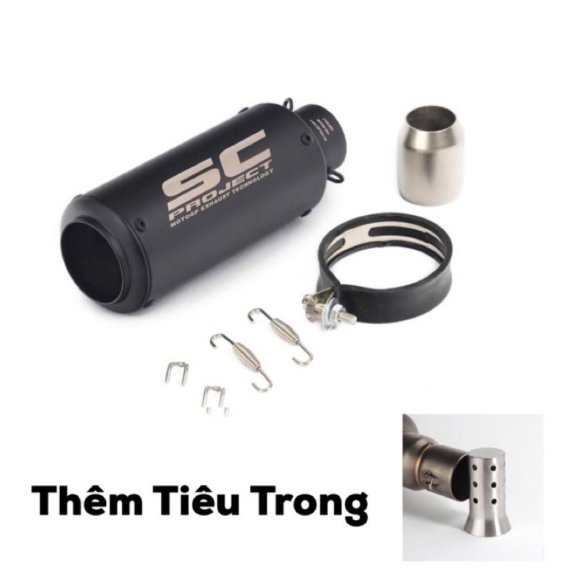 PÔ SC đen thể thao nhập khẩu Miệng 51mm