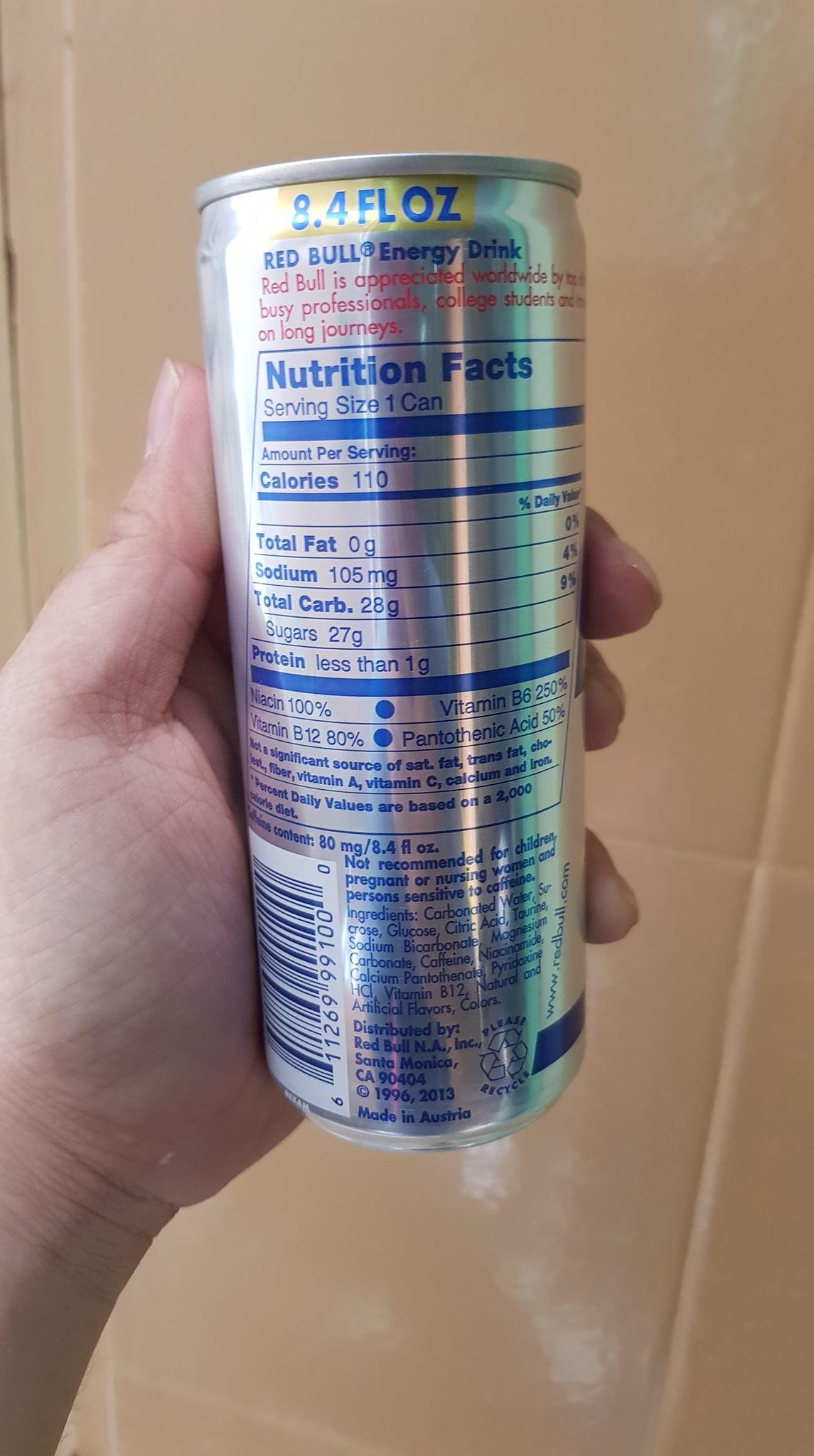 [HCM]Nước Tăng Lực Redbull Mỹ 250ml