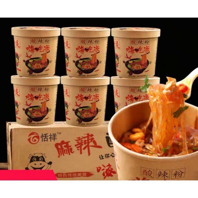 Miến cay trùng khánh thùng 6 hộp