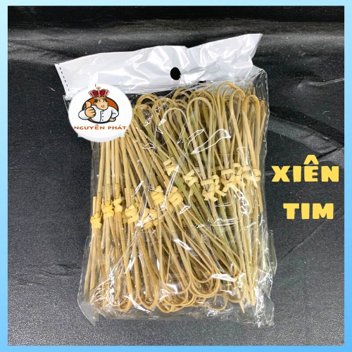 Xiên tre decor, trang trí Cocktail - 12cm (Gói 100c)