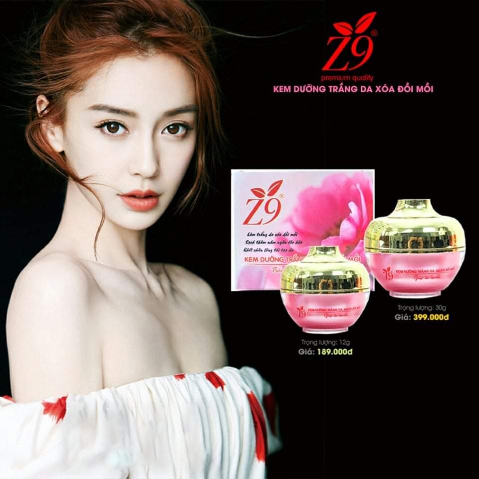 Kem dưỡng trắng da, giữ ẩm, chống nhăng, ngừa lão hóa Z9 12g Z20