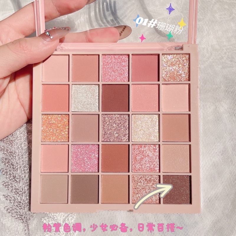 [MAKE UP] Bảng Phấn Mắt LUCK 25 Ô Siêu Tây