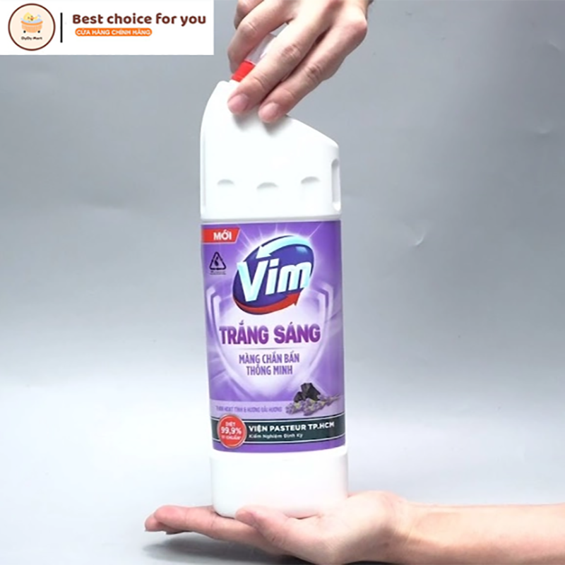 Nước Tẩy Bồn Cầu Vim Diệt Khuẩn (880ml/chai) - Xanh Biển