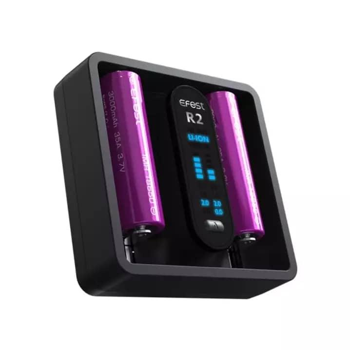 Sạc pin Efest Black iMate R2 Intelligent QC Charger