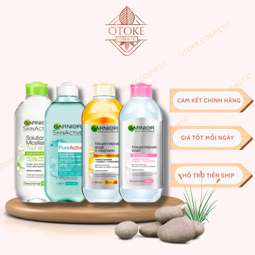 Tẩy trang Garnier Pháp 400ml
