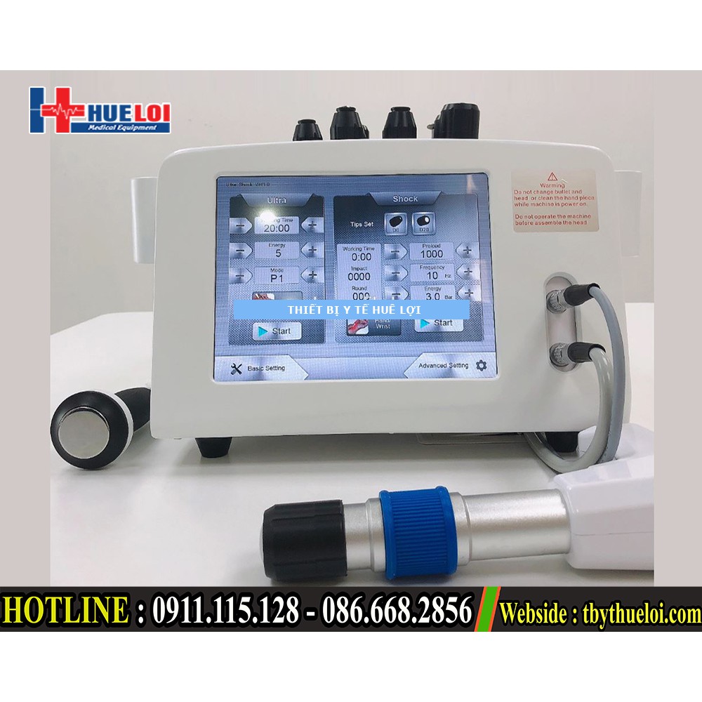 Máy xung kích kết hợp Siêu Âm Liệu (Giá 89.000.000vnđ)