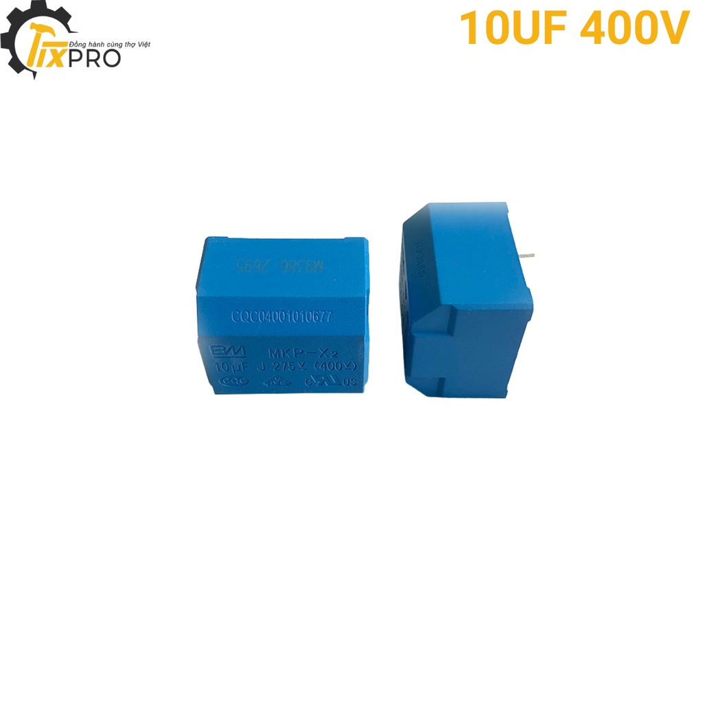 Tụ bếp từ 10uf 400v nằm chính hãng - fixpro