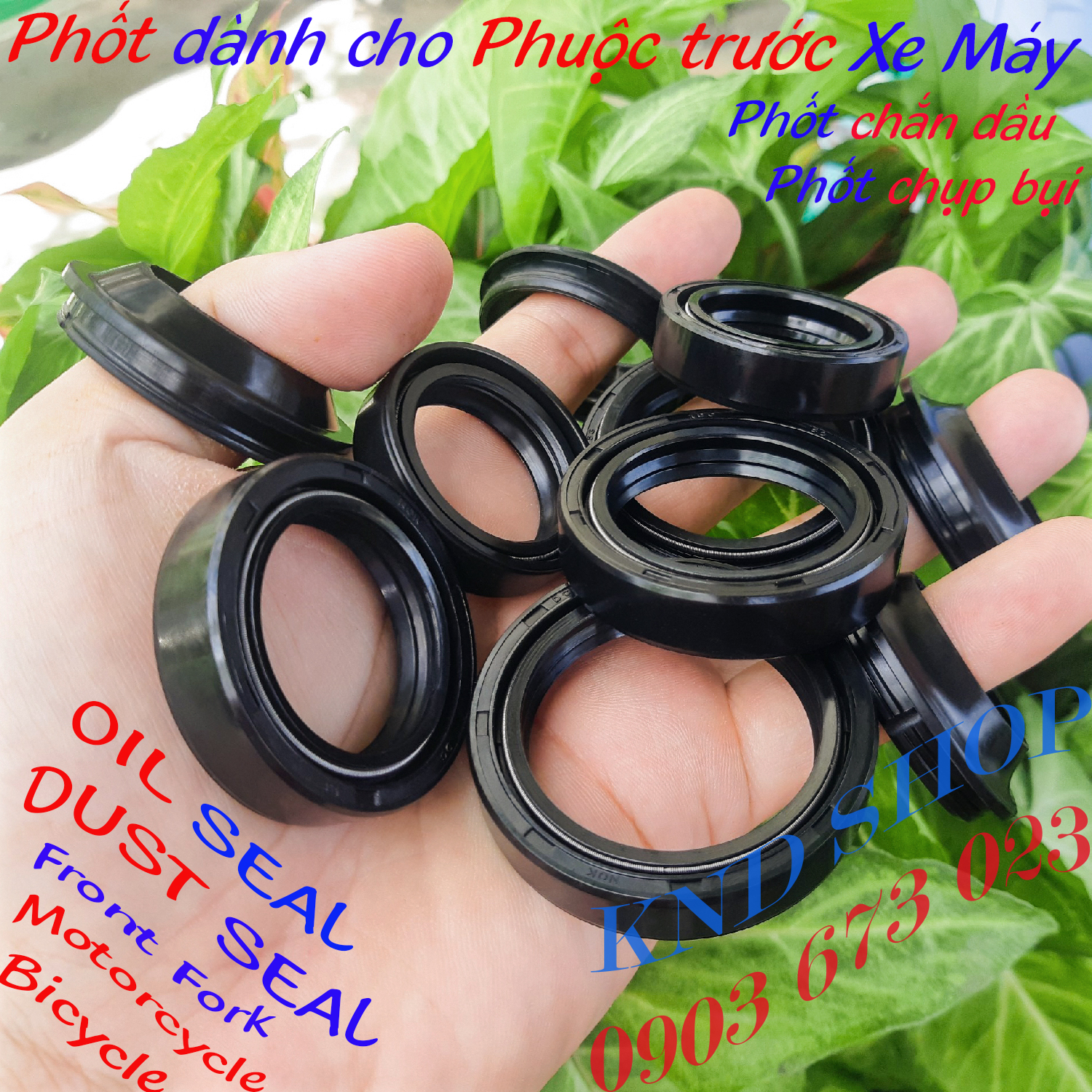 Phốt chụp bụi  giảm sóc VC 33*46 cho phuộc trước cho Honda SH VN, Attila,...phụ tùng xe máy loại vòng đệm cao su | KND Shops