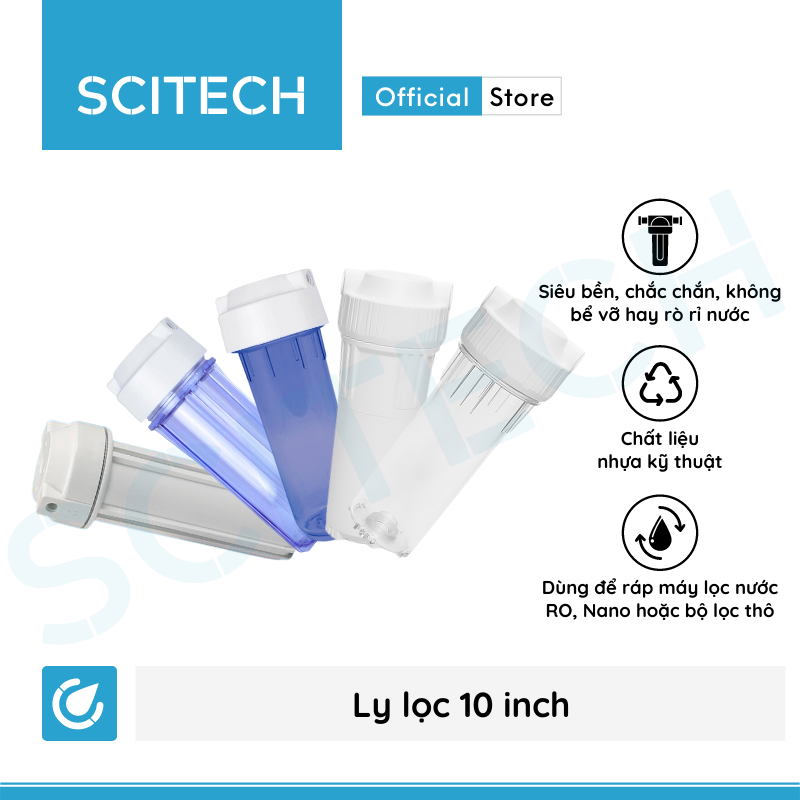 Ly lọc 10 inch máy lọc nước - Scitech Water