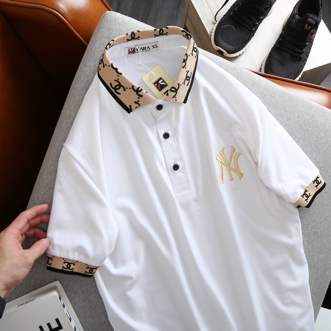 ÁO THUN NAM NỮ LOGO MLB CỰC CHẤT SIÊU ĐẸP FORM CHUẨN DÀNH CHO CÁC BẠN TRẺ EL TH 0088