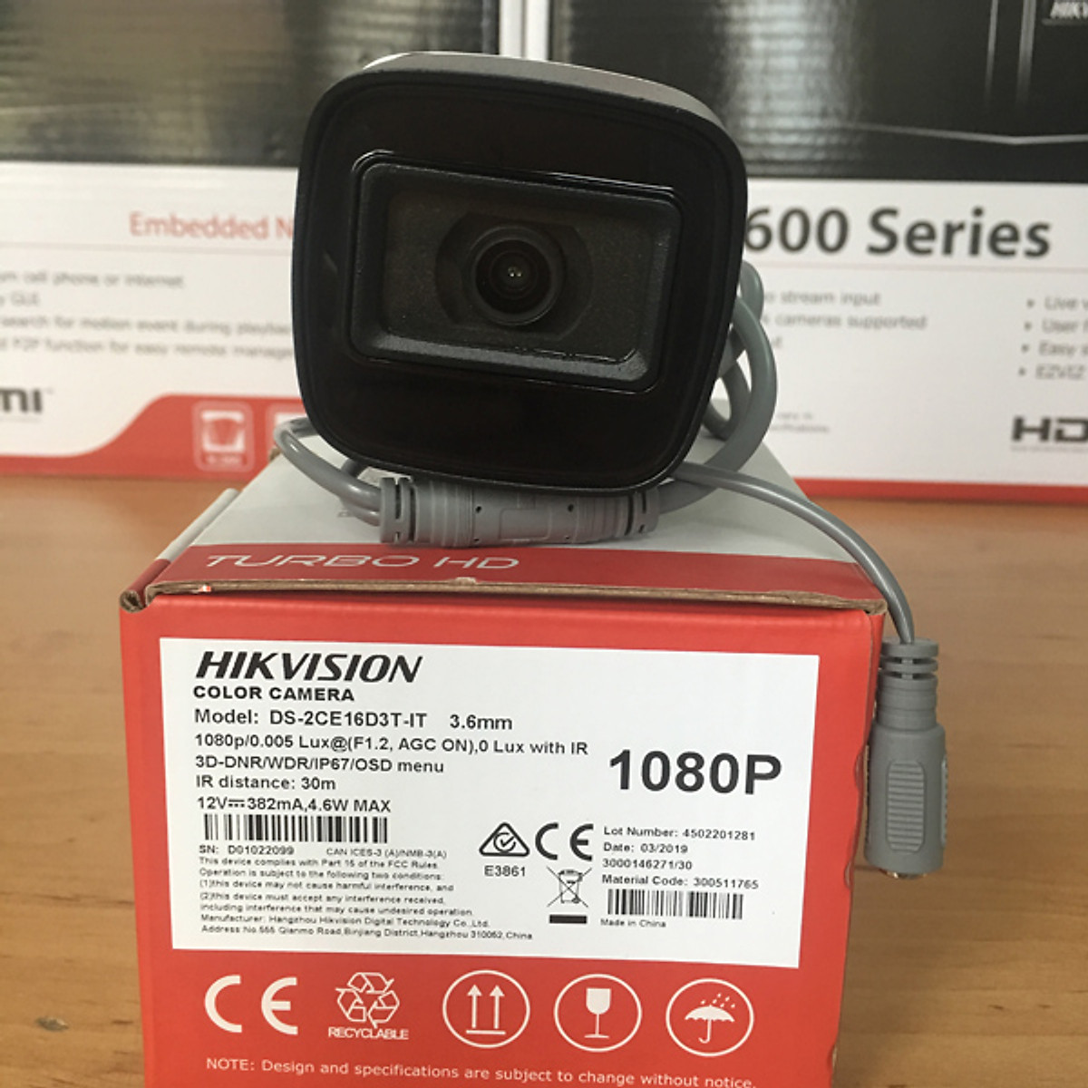 CAMERA 2MP HIKVISION DS-2CE16D3T-ITF