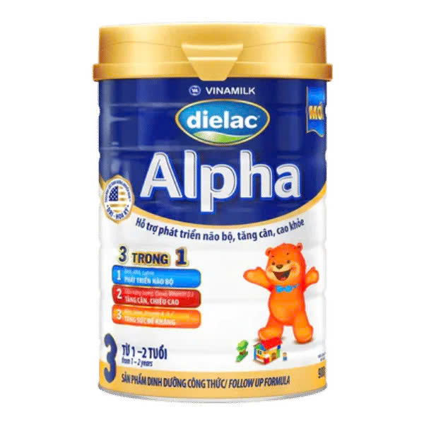 Sữa bột Vinamilk Dielac alpha Step 3 900g-1500g
