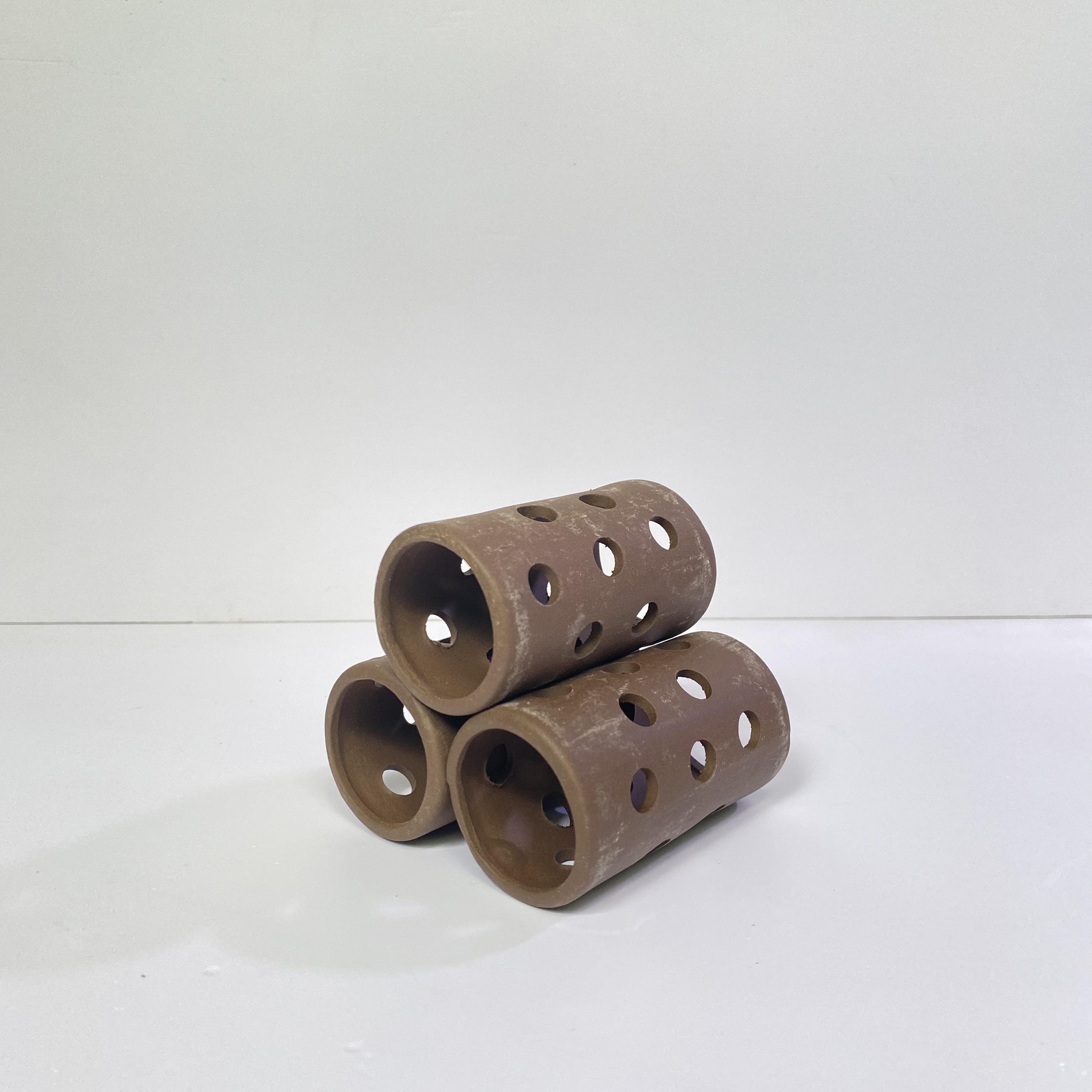 Hang gốm cho tép, pleco chất liệu gốm 12cm
