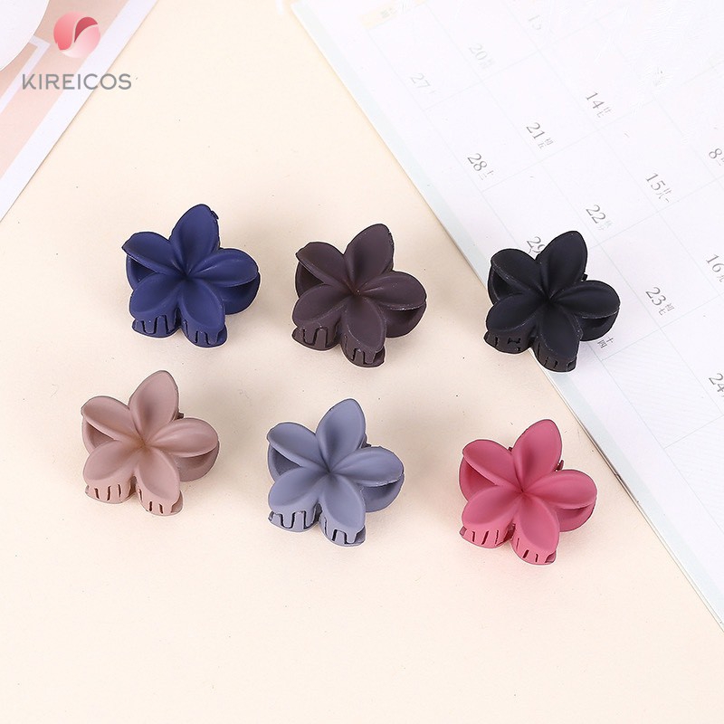[HCM]Set 6 Kẹp Gấp Tóc Nhỏ Nhám Hình Bông Cúc Đủ Màu No. 165
