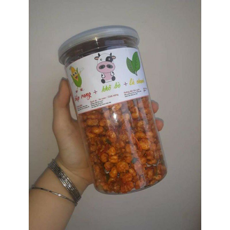 (Ăn vặt)Bắp rang khô bò lá chanh 0.3kg