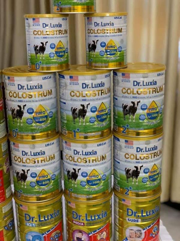 Dr luxia colostrum step 2 800g (6-12 tháng ) date 2024 mẫu mới