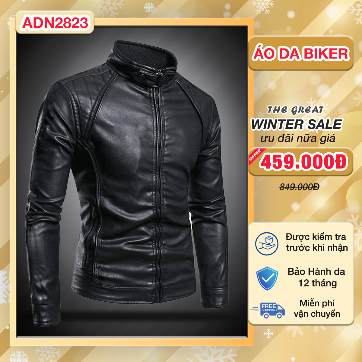 Áo Khoác Da Nam Lót Lông Pigo Fashion Thu Đông Ấm Áp Fs Ad28 Cool 01 (Đen)